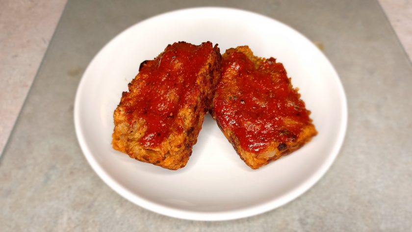 2 Mini Meatloaves on a plate